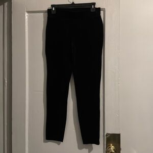 Black Velvet Leggings